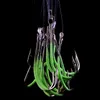 3 Sizes 20#-24# Luminous Hook With Line High Carbon Steel Barbed Hooks Asian Carp Fishing Gear 40 Pieces Lot F-70242H