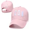 Designer Snapbacks CON Mens Designers Hats Casquette Luxury Embroidery Cap Adjustable Pink Behind Letter Snapback Sports Caps Women