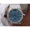 Series 26120 Blue Disc Multifunction Watch Automatic Mechanical Men S Shoot Real Shot قبل الشحن