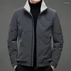 Herrarna Down Men's Parkas Autumn Winter Jacket Bomber Casual Thicken Thicken Cotton Padded Slim Fit Herrkl￤der Kl￤der 2022 Streetwear