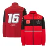 2022 F1 Team Hoodie Formula One Racer Jacket Män och kvinnor varm vindtät fläktjacka