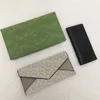 Podwójne litery designer skórzane portfele długie torebki w stylu biznesowym krótkie portfele mężczyźni kobiety