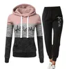 Women's Two Piece Pants Casual Tracksuit Women Pieces Set Sweatshirts Pullover Hoodies Suit Female Jogger Outfits Chandals Mujer Size S-4XL 220919