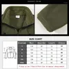 Hunting Jackets Mens Fleece Jacket Outdoor Riding Climbing Hiking Camping Outerwear Thermal Military Tactical Windproof Coat S-2XL