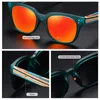 Sunglasses EZREAL Classic Polarized Wood Men Women Driving Mirror SunGlasses UV400 Driver Handmade 220920