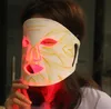 Silikon-LED-Fototherapie-Schönheits-Gesichtsmaske, PDT-LED-Licht, 4 Farben, Schild, rote Lichttherapie, Hautverjüngung, flexible LED-Maske