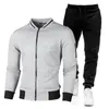 Sweats à capuche masculin 2 pièces survêtement de pantalon de baseball masculin Sweet-shirt Set Set S-3XL