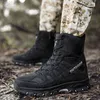 Buty oddychające pustyni mężczyźni taktyczny wojskowy Man Trekking Camping Outdoor Autumn Winter Light Buty turystyczne L220920