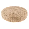 Oreiller Planche rustique Paille Pouf Meditation ottoman Home Decorhheat Textile