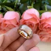 8mm Rose Gold Tungsten Carbide Ring for Men Women Comfort Fit Wedding Band inuti graverade ringar234w