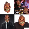 Feestdecoratie Halloween masker pompoen gezicht terreur enge kerstcadeau cosplay rekwisieten drop levering 2021 home tuin feestje sk7n5