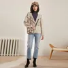 Women's Jackets 21 Autumn And Winter Urban Leisure Loose Hooded Short Double-sided Tweed Jacket Coat Women 20033