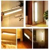 Night Lights Motion Sensor Light Wireless LED Bedroom Decor Detector Wall Decorative Lamp Staircase Closet Room Aisle Ligh