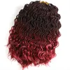 Cabelo de crochê torcido senegalês de 14 polegadas 35 fios/pacote Trança de cabelo sintético Cacheado Trança de cabelo LS24