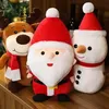 Festa di Natale Peluche Simpatica bambola di cervo San Valentino Decorazioni natalizie Bambole d'angelo Cuscino per dormire Animali di peluche morbidi Soothin