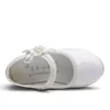 Sneakers 1 2 3 4 5 6 7T Baby Girls Leather Shoes Flower Kids Princess Cocktail Party For Wedding Dress 220920