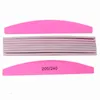 File buffer 5 pezzi/lotto Nail art Sanding Pink File unghie Sanddaper Grit 200/240 Poliscatura tampone per strumenti per la cura della manicure Salon di bellezza a ...