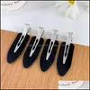 Saç klipsleri 4pcs/set bükülme saç klipsleri barrettes işaret pin curl klip makyaj kırılganlık saçlı stil patlama aksesuarları c3 dro dhint