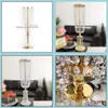 Party Decoration 5Pcs 31.4 Tall Acrylic Crystal Wedding Road Lead Centerpiece Event Decoration/Event For Table Drop Delivery 2021 Hom Dh05E