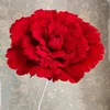 Flores decorativas 40/50/60/80cm grande peony cabeça de veludo artificial para decoração de casamento fundo grande layout de palco em casa