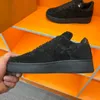 Shoes Designer Top Edition Handgjorda 2022SS Luden Ni Threewa Black Men's Suede Women's Casual Sneakers