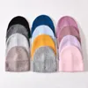 Beanieskull Caps Fashion Winter Hat for Women Solid Color Real Rabbit Fur Beanies woman nit bonnet female warm Skullies 220920