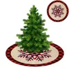 Décorations de noël jupe d'arbre blanc, décoration de joyeux noël en peluche fausse fourrure, tapis d'ornement de l'année, décoration de maison 5Z