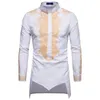 Men's Casual Shirts Fashion Africa Clothing Long Pullovers Dress Clothes Hip Hop Robe Africaine Style for 220920