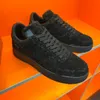 Shoes Designer Top Edition Handgjorda 2022SS Luden Ni Threewa Black Men's Suede Women's Casual Sneakers