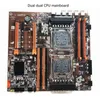 Moderbr￤dor x99 Dual Server Motherboard med E5 2620 V3 CPU Support DDR4 RECC RAM PCI-E 16X M.2 Gr￤nssnittsdator