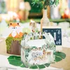 Geschenkwikkeling Verschillende thema Candy Paper Boxes For Sweets Christmas Jungle Packaging Box Happy Birthday Party Baby Shower Decoratie