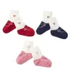 Chaussettes bébé chaussettes japonais familial maison printemps et été mi-tube broderie enfants filles garçons bébé chaussettes respirant 220919