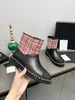 Winter Dames Snowboots Merk Zwarte Designer Dames Leren Schoenen Wit Katoen Warme Mode Enkellaarsjes Met Doos Maat 35-41