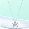 Women S925 Silver Necklaces Dream Catcher Hollow Galaxy Designer Necklace With Box