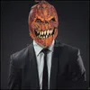 Feestdecoratie Halloween masker pompoen gezicht terreur enge kerstcadeau cosplay rekwisieten drop levering 2021 home tuin feestje sk7n5