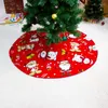 Juldekorationer 120 cm Xmas Tree kjolmatta f￶r hembasomslag prydnadsfalda arbol navidad