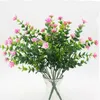 Dekorativa blommor 1 g￤ng falska konstgjorda v￤xter plast br￶llop blommor arrangemang julbord hem dekor