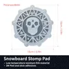 Bastoncini da trekking XCMAN Snowboard Stomp Pad Le grandi dimensioni antiscivolo offrono una presa extra per migliorare la tua esperienza di snowboard EVA Ma