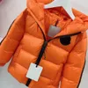 Dziecięce Coats Designer Ubranie dziecięce ubranie płaszcz dziecka w dół z kapturem grube ciepłe podmorki dla dziewcząt Projektanci odzieży wierzchniej 90% białych kurtek z kaczki żółty pomarańczowy