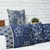 Poduszka „Niebieska i biała porcelanowa” China Wind Classic Pastoral Linen Home Dekorat sofa