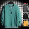 Felpa con cappuccio maschile maschile uomo rotondo colletto color solido maschile maniche lunghe streetwear tolover maschio casual 4xl 4xl casual 4xl