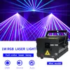 1W mini ktv flash atmosphere lamp sound control disco bar dynamic full-color animation laser light stage lighting