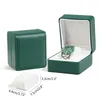 Watch Boxes Single Gift Box With Pillow PU Leather Jewelry Bracelet Display Case Slot Storage