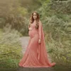 Maternity Dresses Chiffon Scarf Maternity Dresses For Poshoot Lace Fancy Pregnancy Dresses Elegence Pregnant Women Maxi Gown Ph5934766