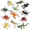 Party Masks 12st/Set oys Fake Insect PVC Kids Toy Realistic Figurine Simulation Animal Toys Model