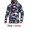 Heren tracksuits herenpakken hoodies en broek sets jonge mannen mode camouflage capuchon coated jas zweetwedstrijden casual sweatshirts broek