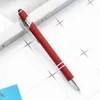 Touch screen capacitivo Ballpoint Pens Office School Writing Pen Pen Metal Stylus con clip per regali per matrimoni per cellulari