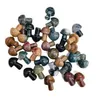 50 피스 크리스탈 스톤 버섯 조각 장식 손잡이 DIY 명상 균형 홈 장식 컬렉션