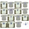 Glavintage La Jerseys 55 Orel Hershiser 34 Fernando Valenzuela 32 Sandy Koufax 6 Steve Garvey 23 Kirk Gibson 16 Hideo Nomo White Grey Baseball