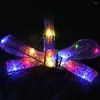 Stringhe 4 m Nastro LED colorato Luci per tende da finestra Lampada a corda Bowknot Fata Decorazione da giardino per feste di compleanno di Natale